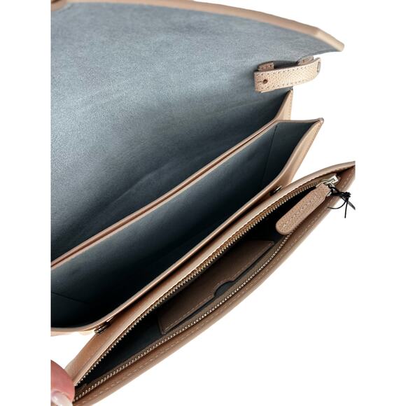 Senreve Blush Pink Leather Pebbled Crossbody Bag - Picture 13 of 14